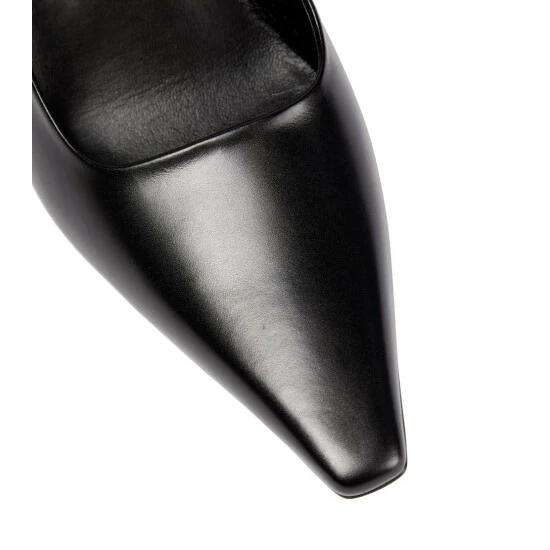 The Row Kitten Leather Pumps - Image 5