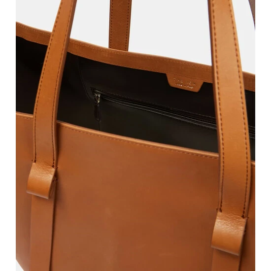 The Row Jasper Large Leather Tote Bag - Image 2