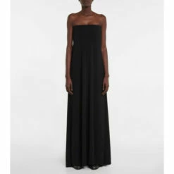 The Row Pau Strapless Cady Gown
