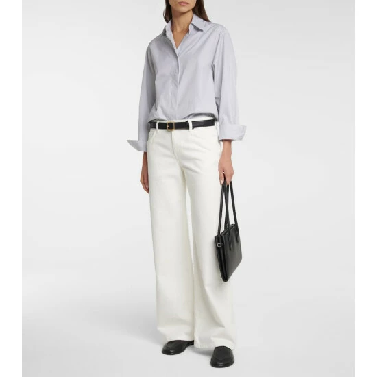 The Row Eglitta Mid-rise Wide-leg Jeans