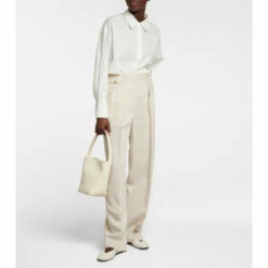 The Row Eva Leather Ballet Flats