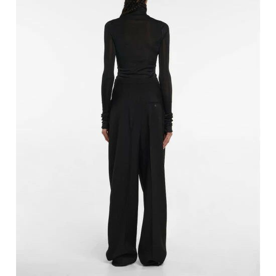 The Row Marcellita Wool And Mohair Pants - Image 2