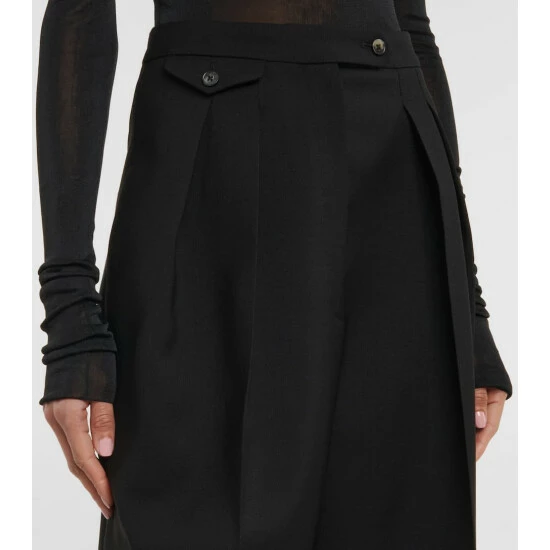 The Row Marcellita Wool And Mohair Pants - Image 3