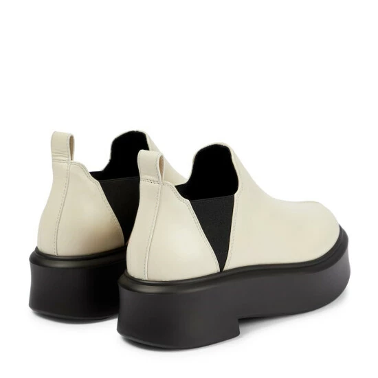 The Row Robin Leather Platform Ankle Boots - Image 2
