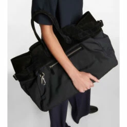 The Row Suede-trimmed Tote