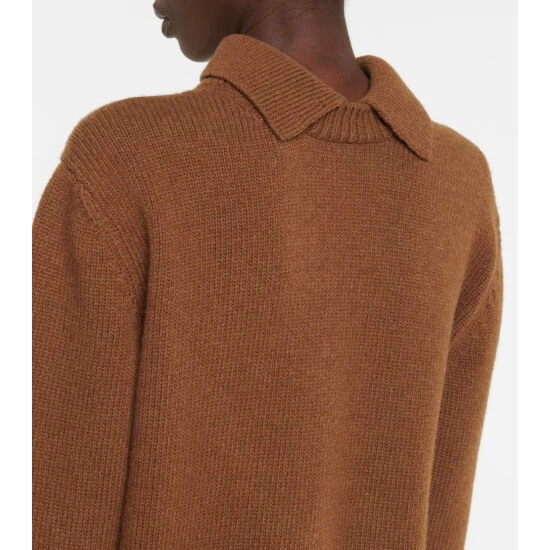 The Row Amalio Wool And Cashmere Sweater - Image 5