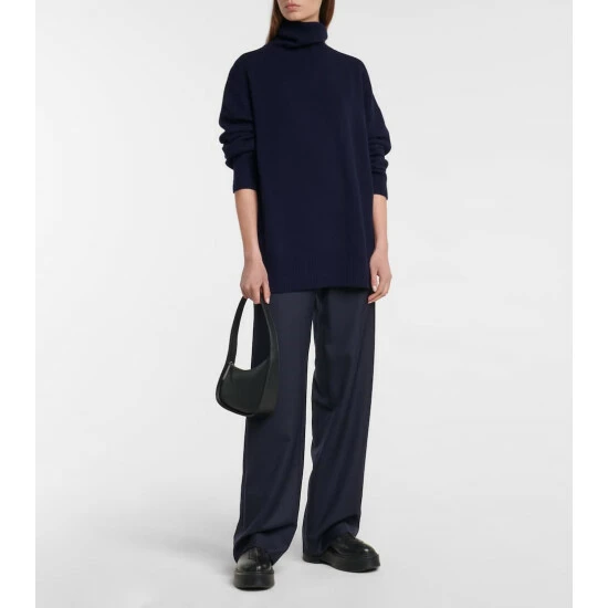 The Row Milina Turtleneck Wool And Cashmere Sweater