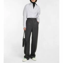 The Row Gossard Striped Cotton Poplin Shirt